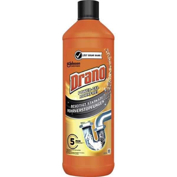 Drano Power-Gel Rohrreiniger 1 Liter Angebot bei Norma