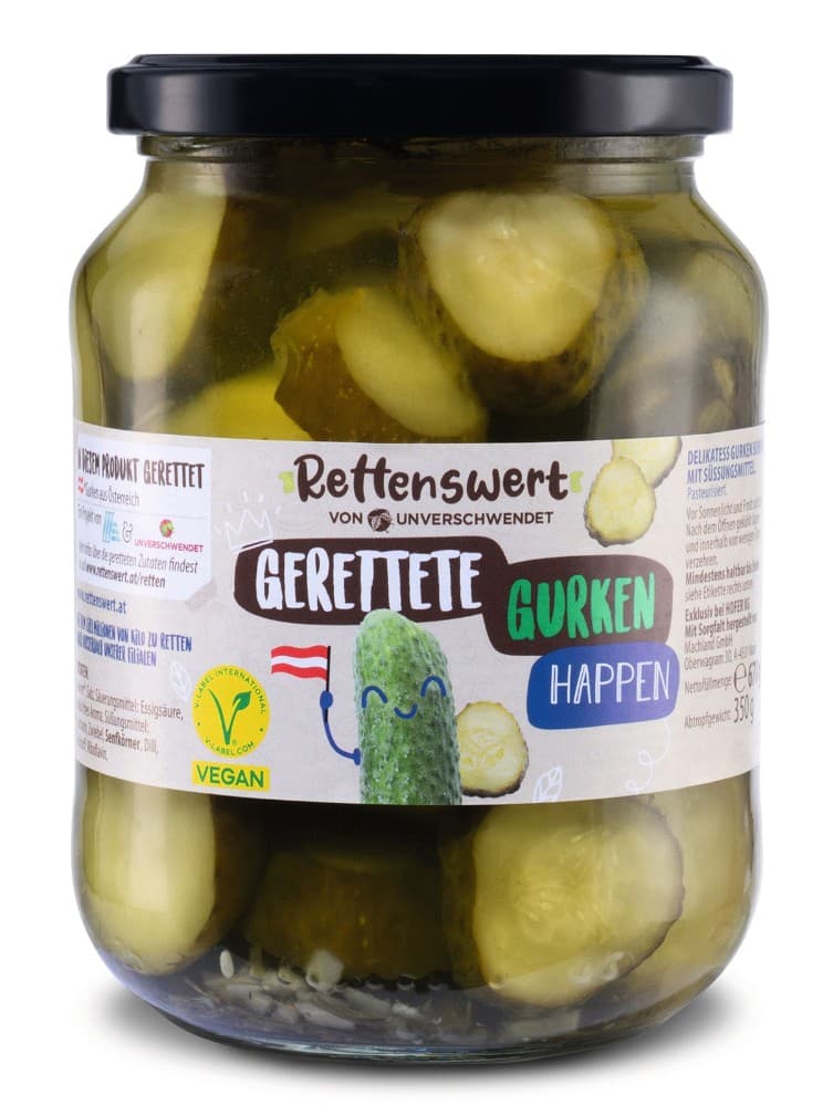 Rettenswert Gurken-Happen, 670 g – Hofer
