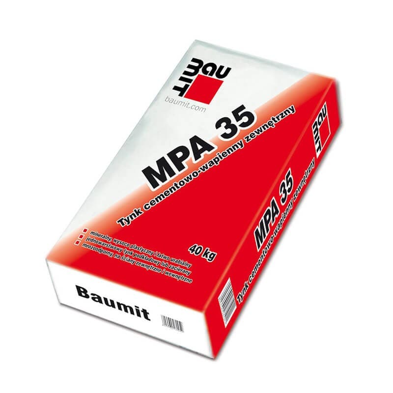 Baumit Maschinenputz MPA 35, 40 kg – Bauhaus