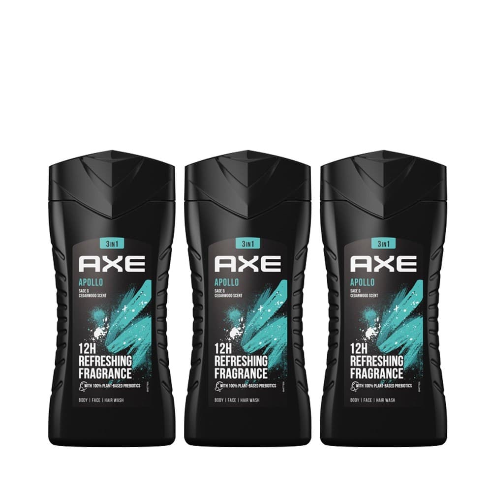Axe Duschgel-Trio, 3 x 250 ml – Hofer