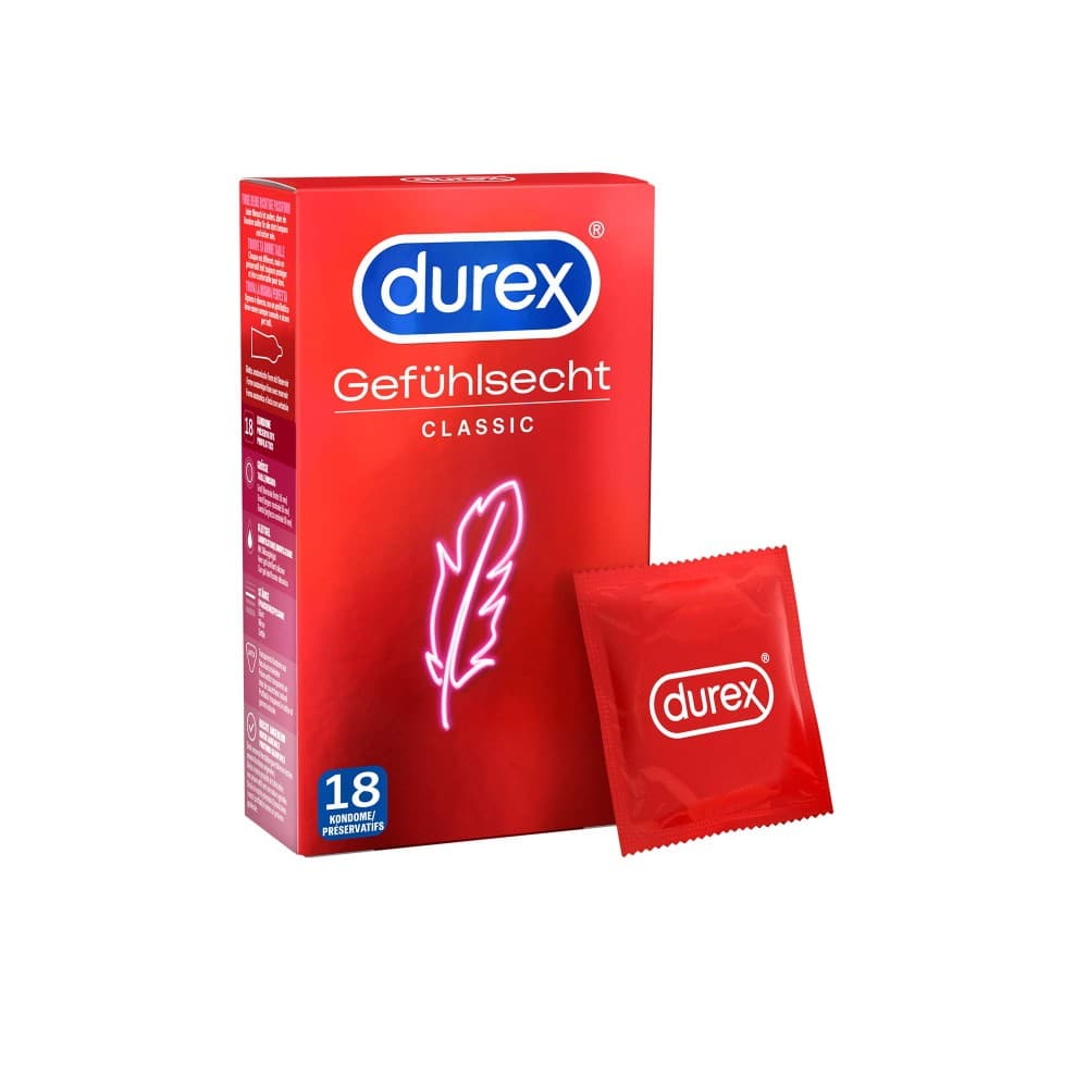 Gefühls-echt Classic Kondome, 18 Stück Durex – Bipa