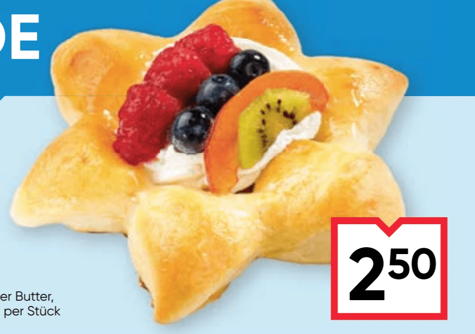 Fruchtstern mit Herz, 1 Stück Maxi Backstube – Maximarkt