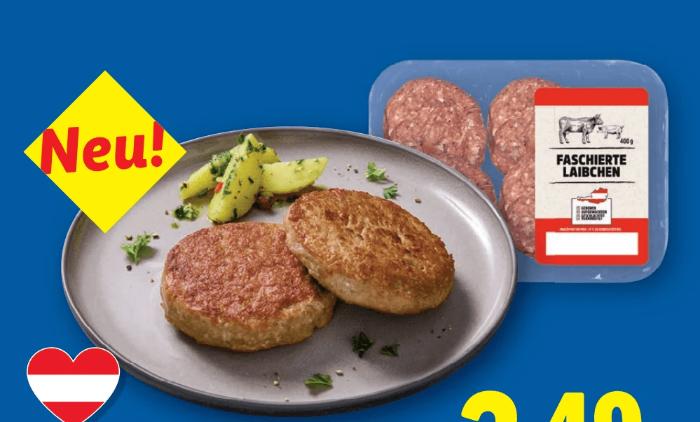 Faschierte Laibchen, 400 g – Lidl