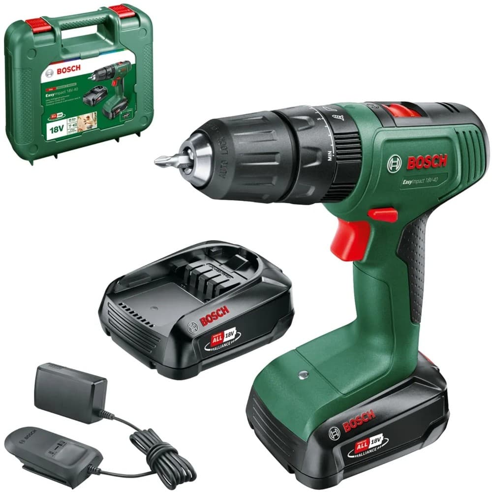 Akku-Schlagbohrschrauber EasyImpact 18V-40 Bosch Angebot bei Bauhaus