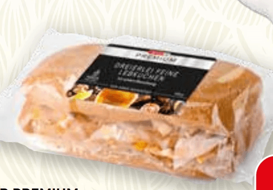 Dreierlei feine Lebkuchen mit echtem Bienenhonig, 280-g-Packung SPAR PREMIUM – Spar