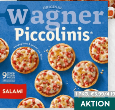 Piccolinis, Big Sensation od. Steinofen Pizza, 243 g-450 g WAGNER – Billa Plus