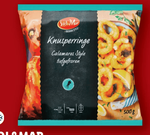 SOL&MAR Tintenfischringe im Backteig, 500 g – Lidl