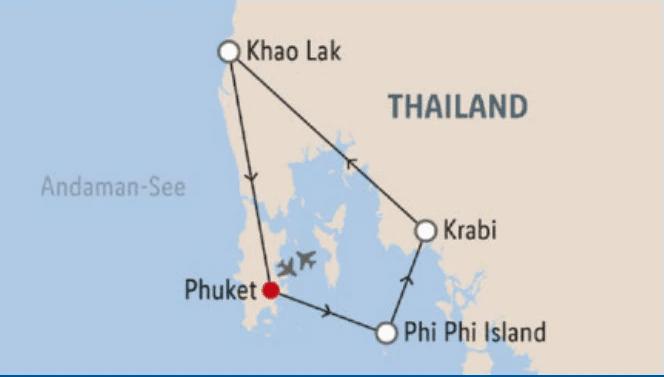 Thailand Phuket, Phi Phi Island, Krabi & Khao Lak 14 Tage Angebot bei Lidl Reisen