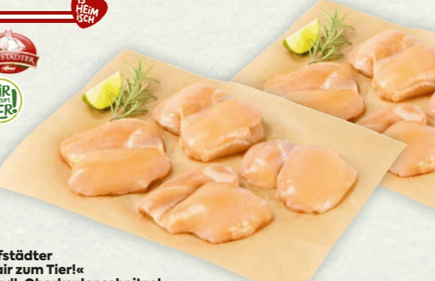 Hofstädter »Fair zum Tier!« Hendl-Oberkeulenschnitzel, 500 g – Billa