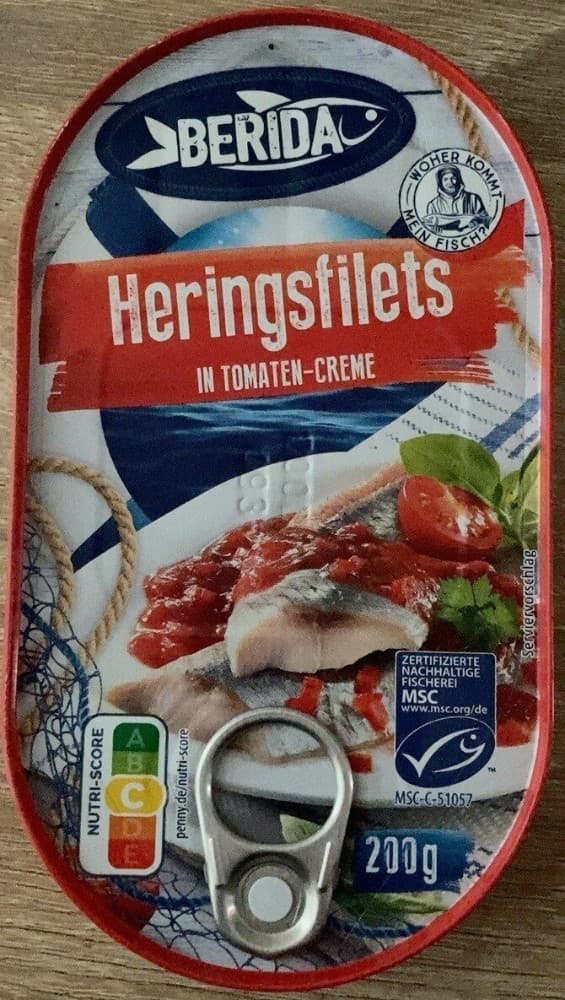Berida Heringsfilets, 200 g – Penny