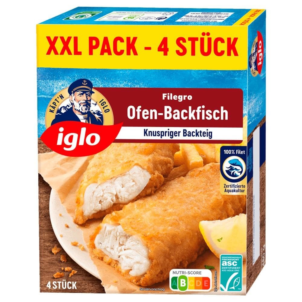 Iglo Ofenbackfisch, 2 x 480 g – Hofer