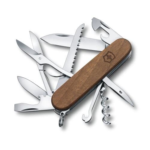 Mittleres Taschenmesser Huntsman Nussbaumholz Victorinox – Müller