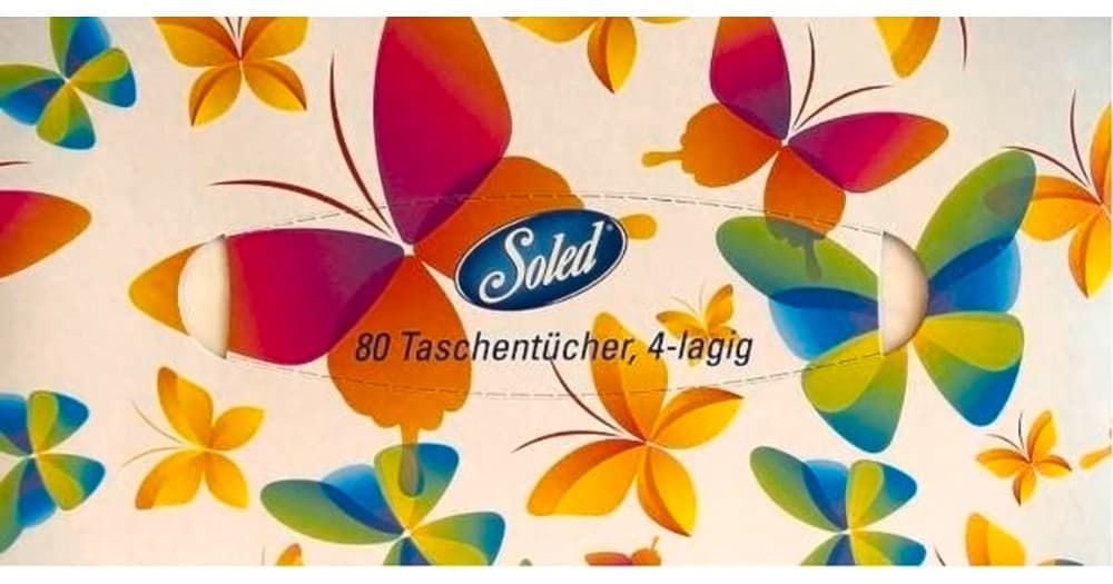 Taschentücher Box, 80-Stück-Packung Soled – MPREIS