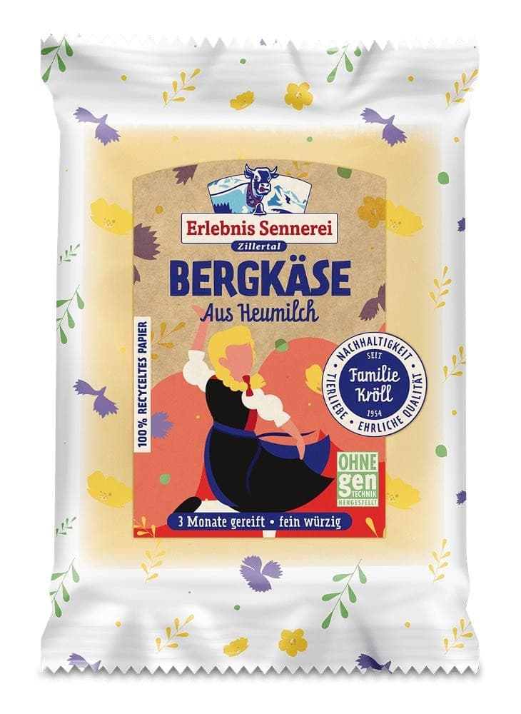 Erlebnissennerei Zillertal Bergkäse, 200 g – MPREIS