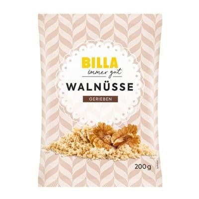 BILLA immer gut Walnüsse gerieben, 200 g – Billa