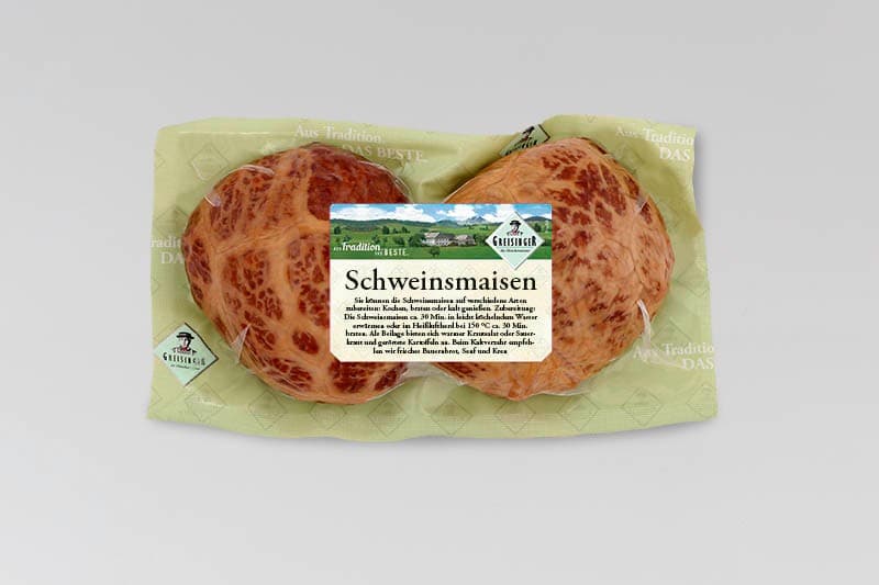 Schweinsmaisen, je 350 g Greisinger – Norma
