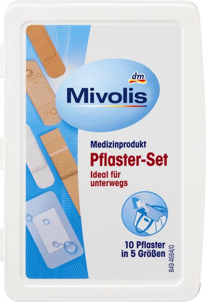 Pflaster-Set, 10 Stk. Mivolis – Dm