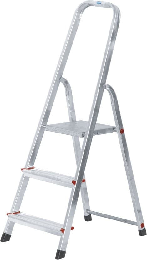 IMPOS Stufen-Stehleiter, 3 Stufen – Lagerhaus