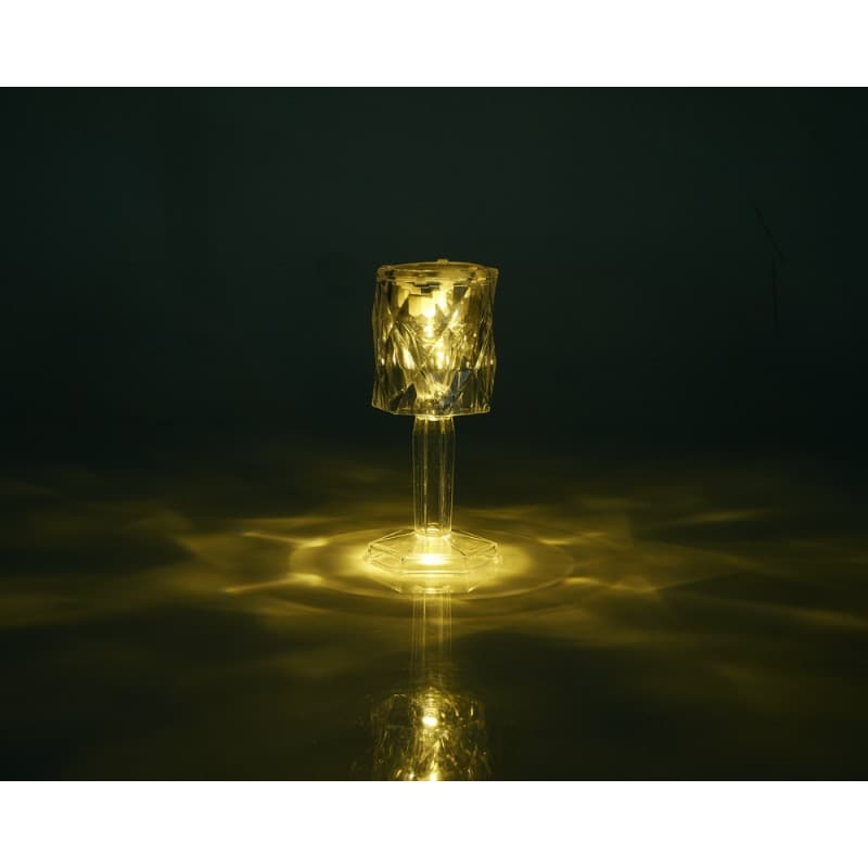 Mini-LED-Kristallleuchte Zylinder, ca. 6 x 12 cm I-Glow – Norma