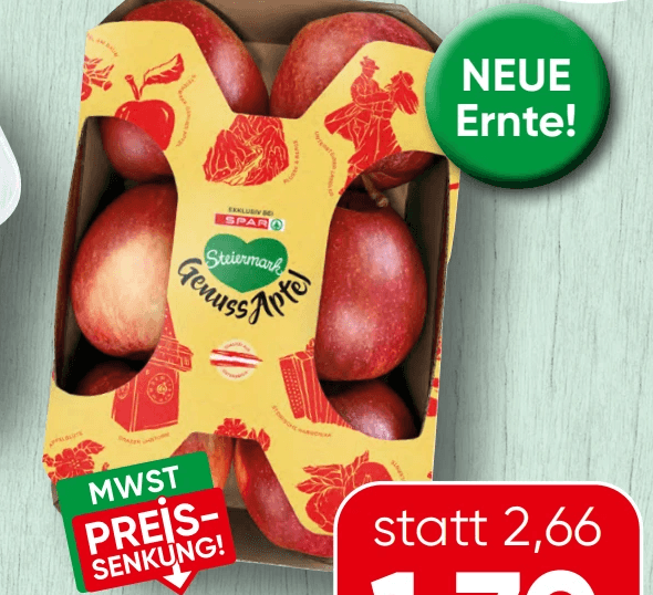 Steiermark Genuss Äpfel, per kg – Spar