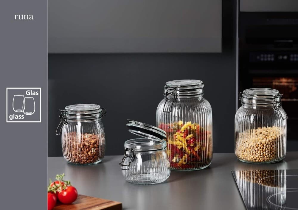 Ritzenhoff Vorratsglas mit Holzdeckel »Runa«, 1,9 L – Eurospar