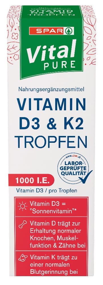 Vital Pure Vitamin D3 Tropfen – Spar