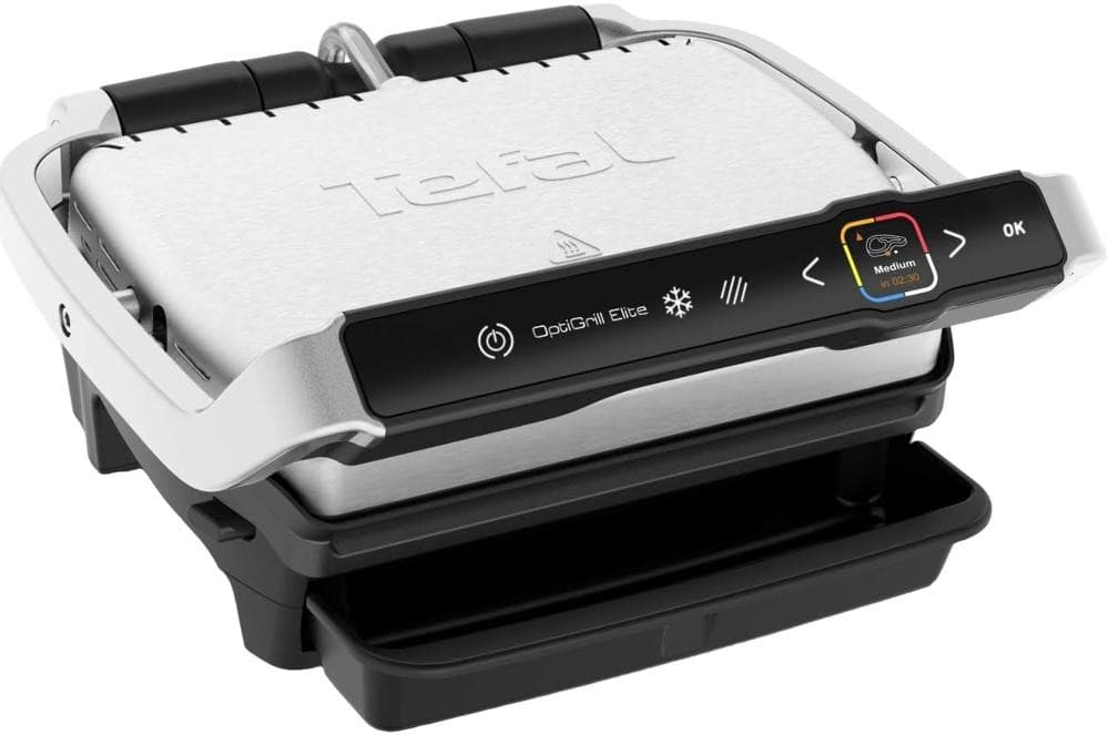 Tefal Kontaktgriller/Plattengriller GC750D Optigrill Elite – Expert
