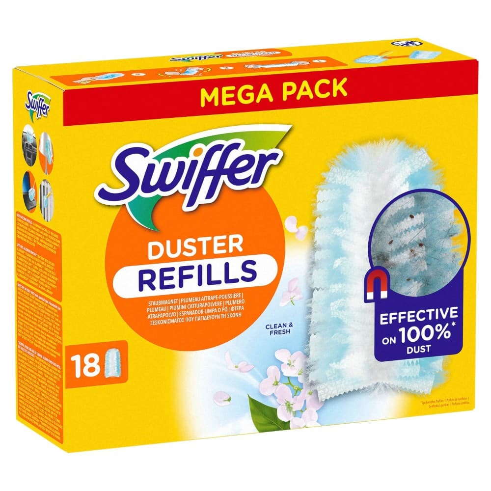 Swiffer Bodentücher od. Staubmagnet 72/48 Stück od. 18 Stück Packung Angebot bei Penny
