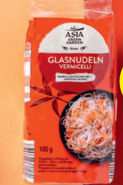 Glasnudeln, 100 g ASIA GREEN GARDEN – Hofer