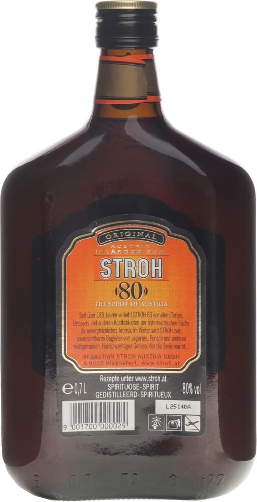 Stroh 80%, 0,7 Liter Flasche – Billa