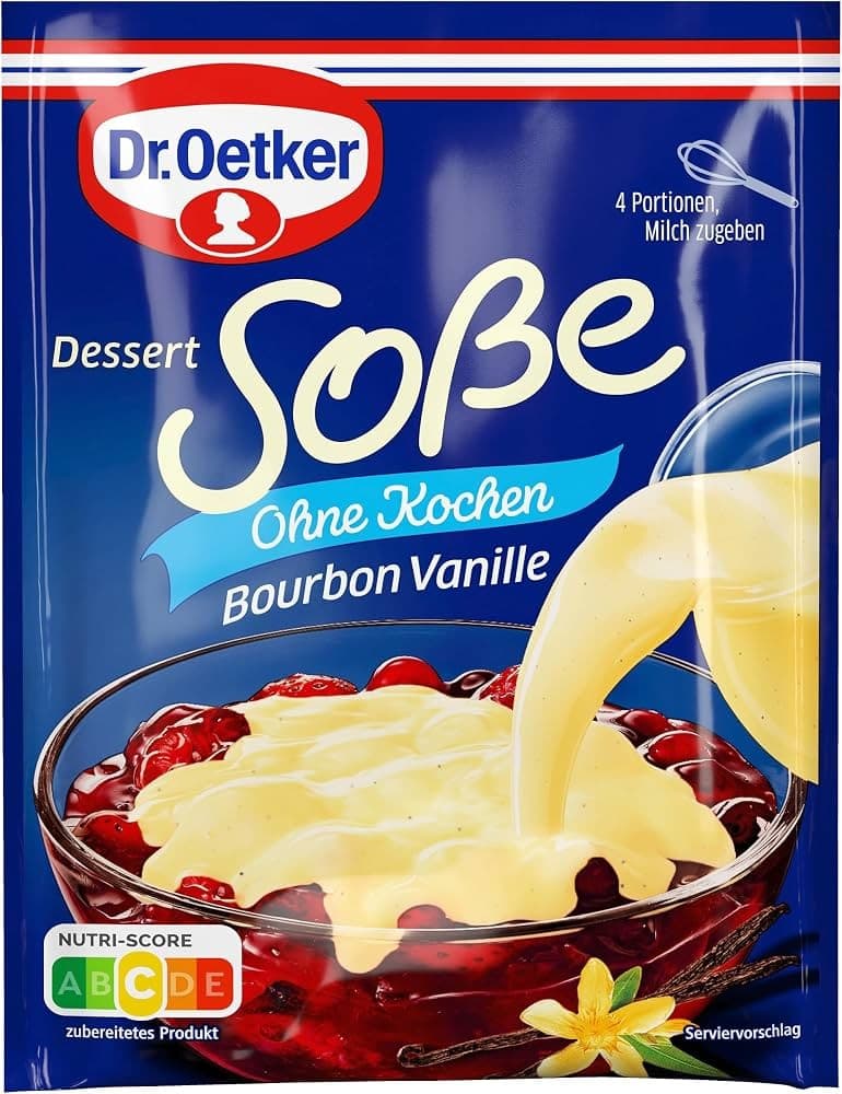 Dr. Oetker Soße Bourbon Vanille, 39 g – Norma
