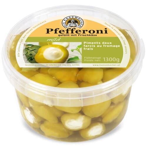 Käsemacher Pfefferoni, Oliven, Frischkäsebällchen oder Schafkäsehäppchen, 140 g oder 180 g – Maximarkt
