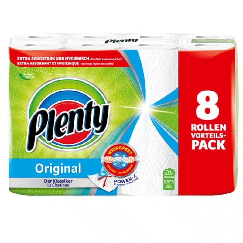 Plenty Küchenrolle 6 od. 8 Rollen Angebot bei Adeg