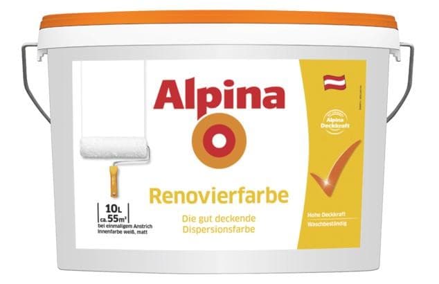 ALPINA Renovierfarbe, 10 Liter – Bauhaus