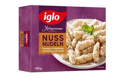 iglo Mohnnudeln, Nussnudeln oder Germknödel, 450 - 500 g – MPREIS