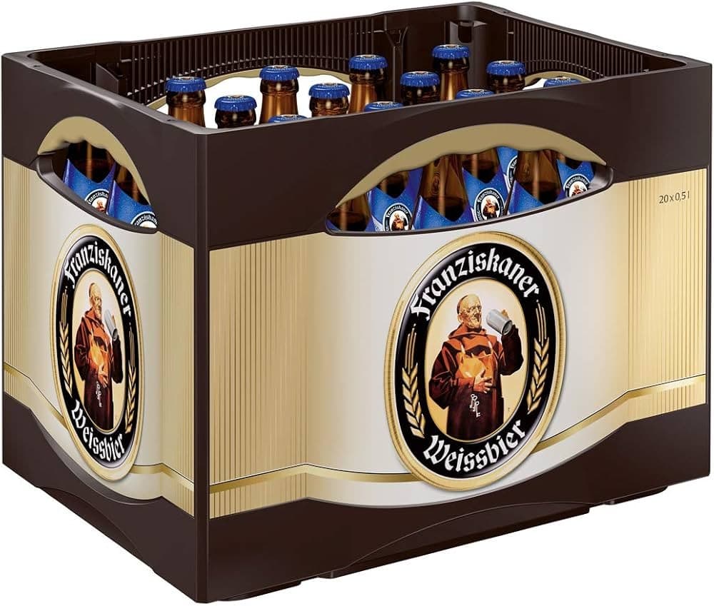 Franziskaner hell oder Weißbier alkoholfrei, 20 x 0,5 Liter – Spar