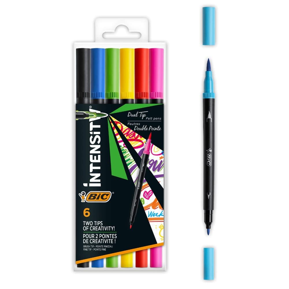 Intensity Dual Brush Pen 6er Etui BIC Angebot bei Müller