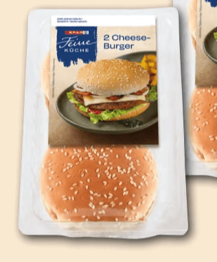 SPAR Feine Küche 2 Cheeseburger, 250-g-Packung – Interspar