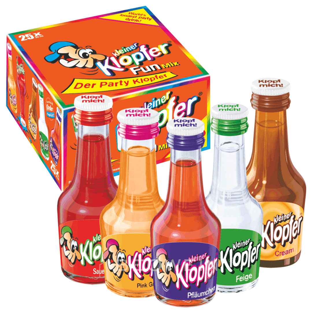 Kleiner Klopfer div. Sorten, 25x0,02 Liter Packung – Billa Plus
