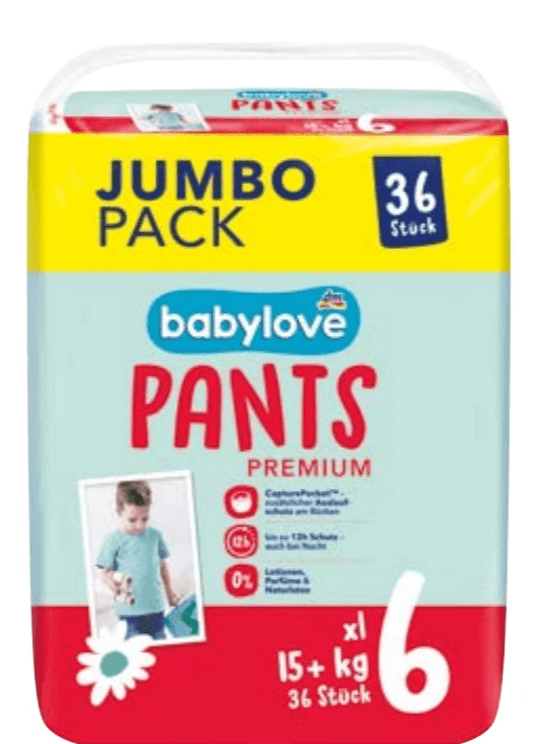 Premium Pants Jumbopack, 36 Stk. babylove – Dm