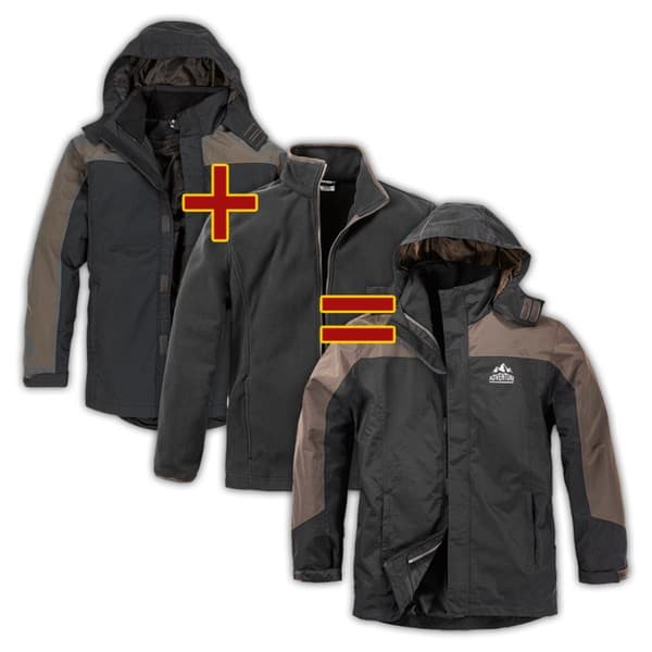 Funktionsjacke 3 in 1 TOPTEX® Angebot bei Norma