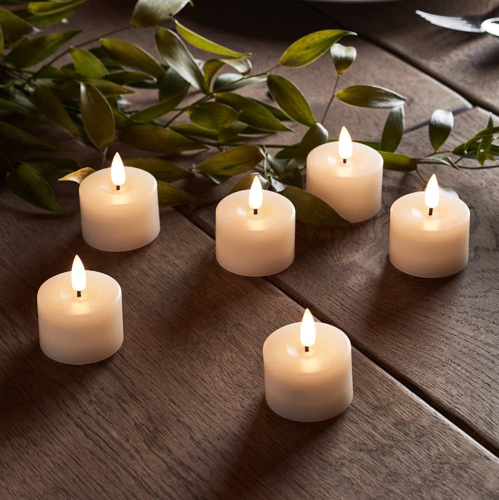 LED-Teelichte, 6er-Set I-Glow – Norma