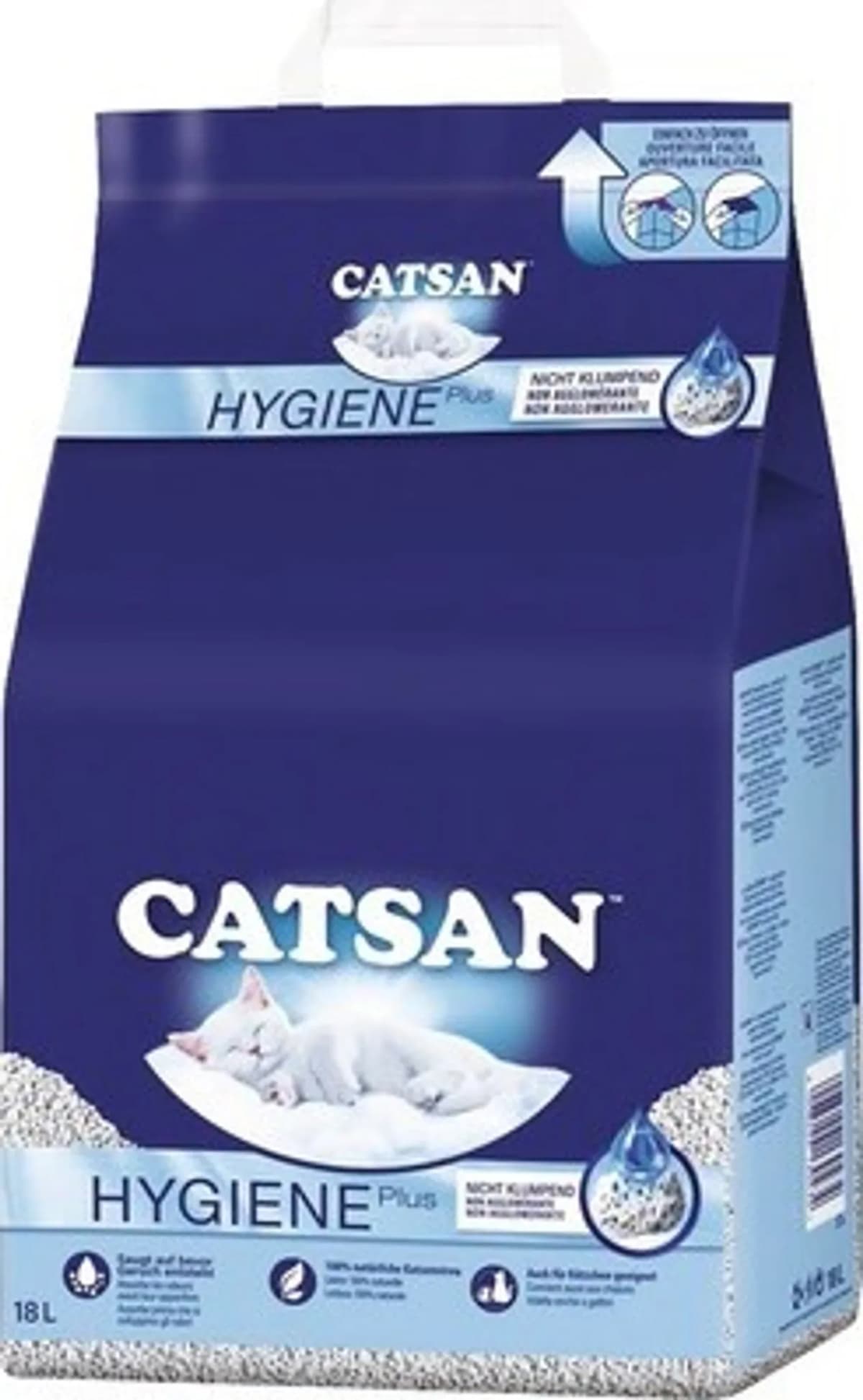 Katzenstreu Hygiene Plus, 18 Liter – Norma