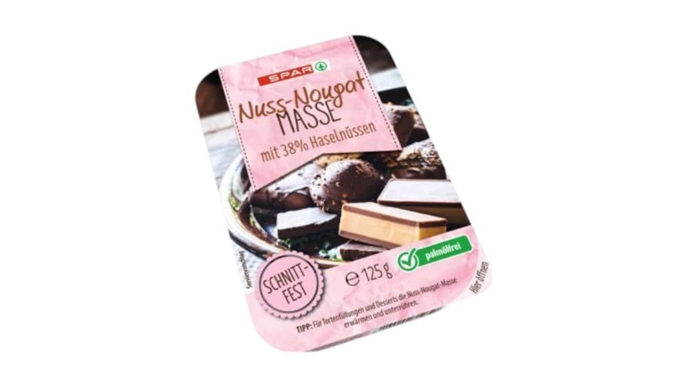 SPAR Nuss-Nougat Masse, 125 g – Maximarkt