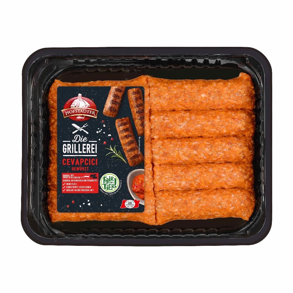 Hofstädter Die Grillerei Ćevapčići gewürzt, 350 g – Billa