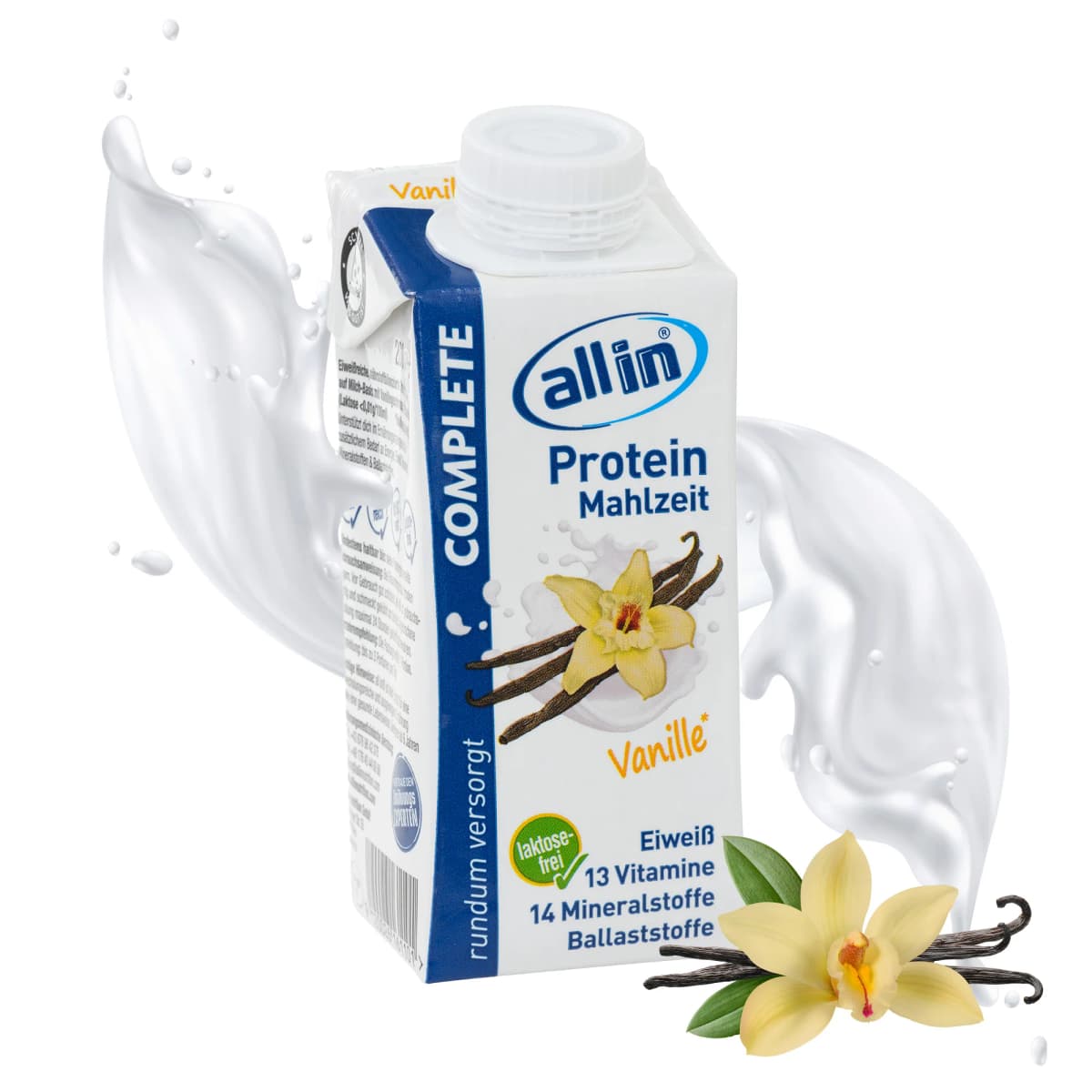 all in Protein Trinkmahlzeit Vanille, 200 ml – Dm