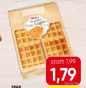 Eier Waffeln, 250 g Spar – Spar