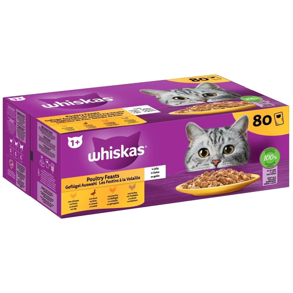 Whiskas Katzennahrung 80 x 85 g Angebot bei Interspar