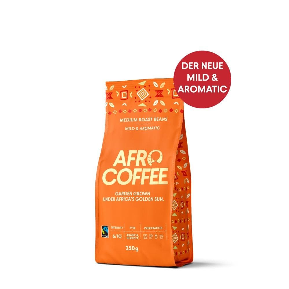 Mild & Aromatic oder Bold & Smooth, 250-g-Packung Afro Coffee – Spar