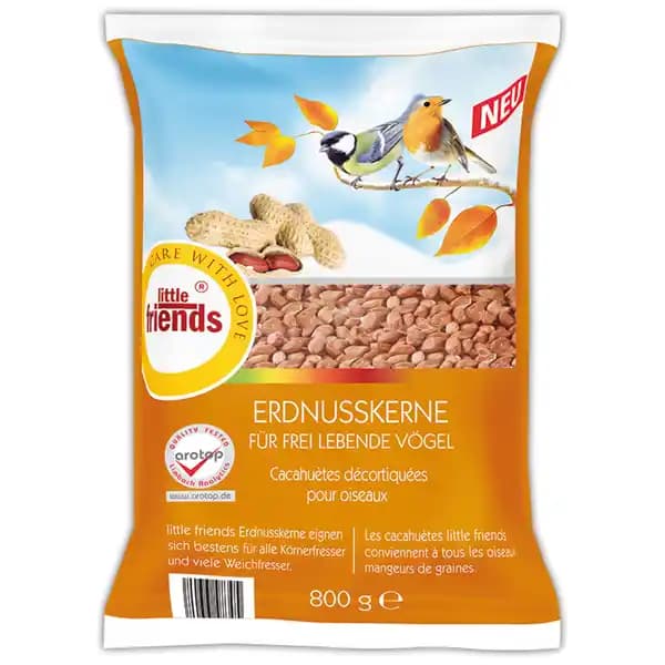 Erdnusskerne ganz, 800 g Little Friends – Norma